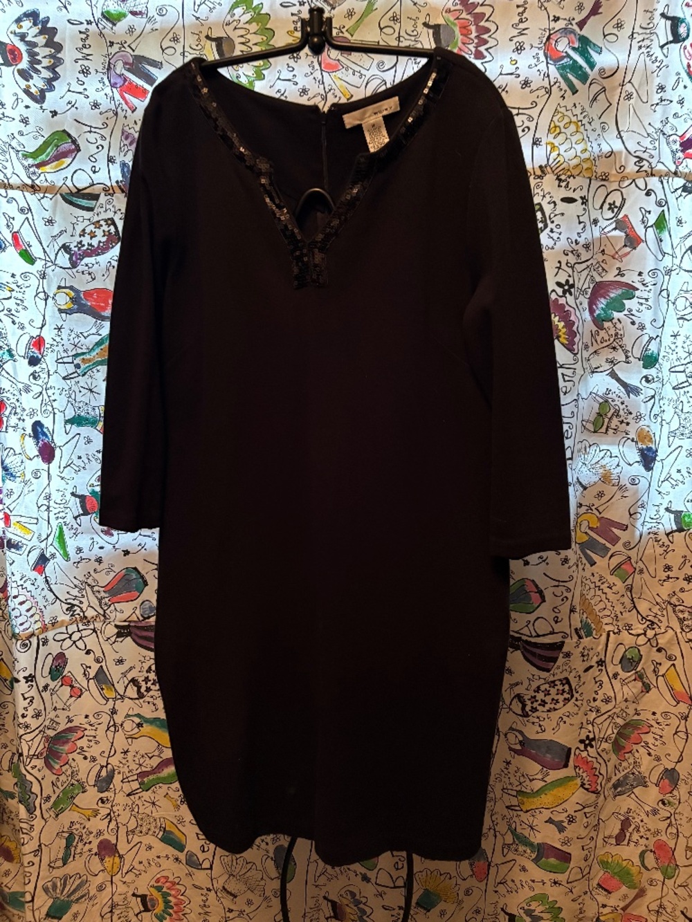 WDNY v-neck dress